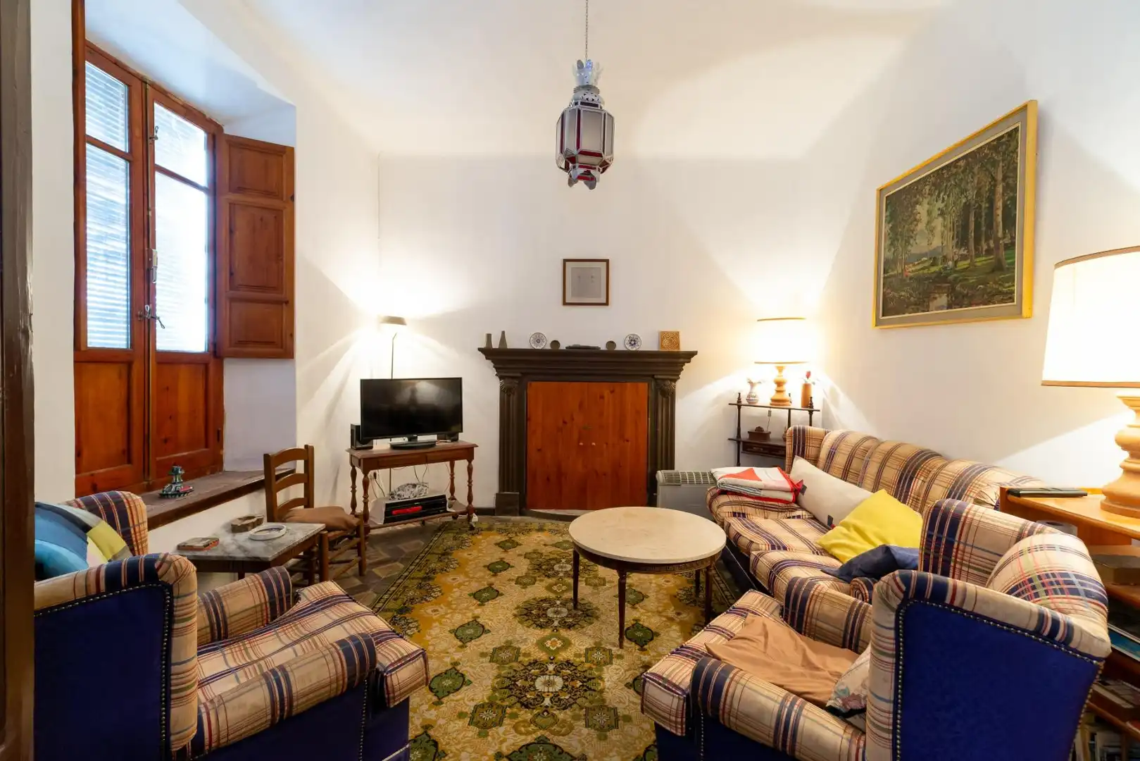 Sala d'estar de Finca rústica en venda en Láchar amb Moblat