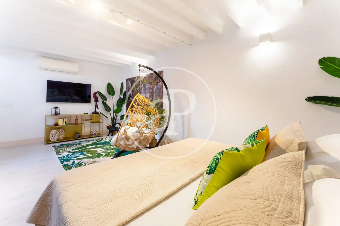 Schlafzimmer von Haus oder Chalet zum Verkauf in  Palma de Mallorca mit Klimaanlage, Heizung und Terrasse