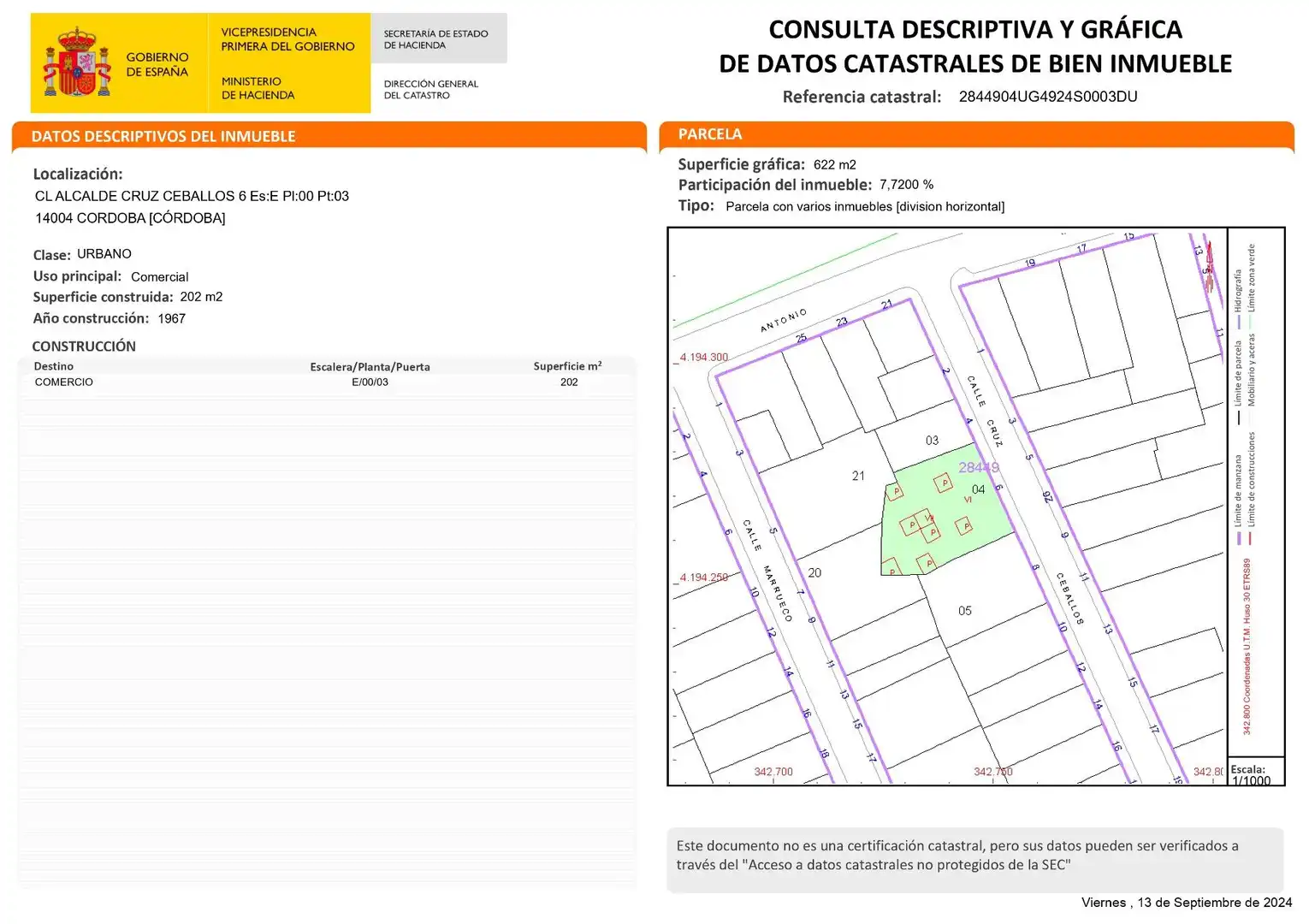 Local comercial en venta en Calle ALCALDE CRUZ CEBALLOS 6, imagen 16