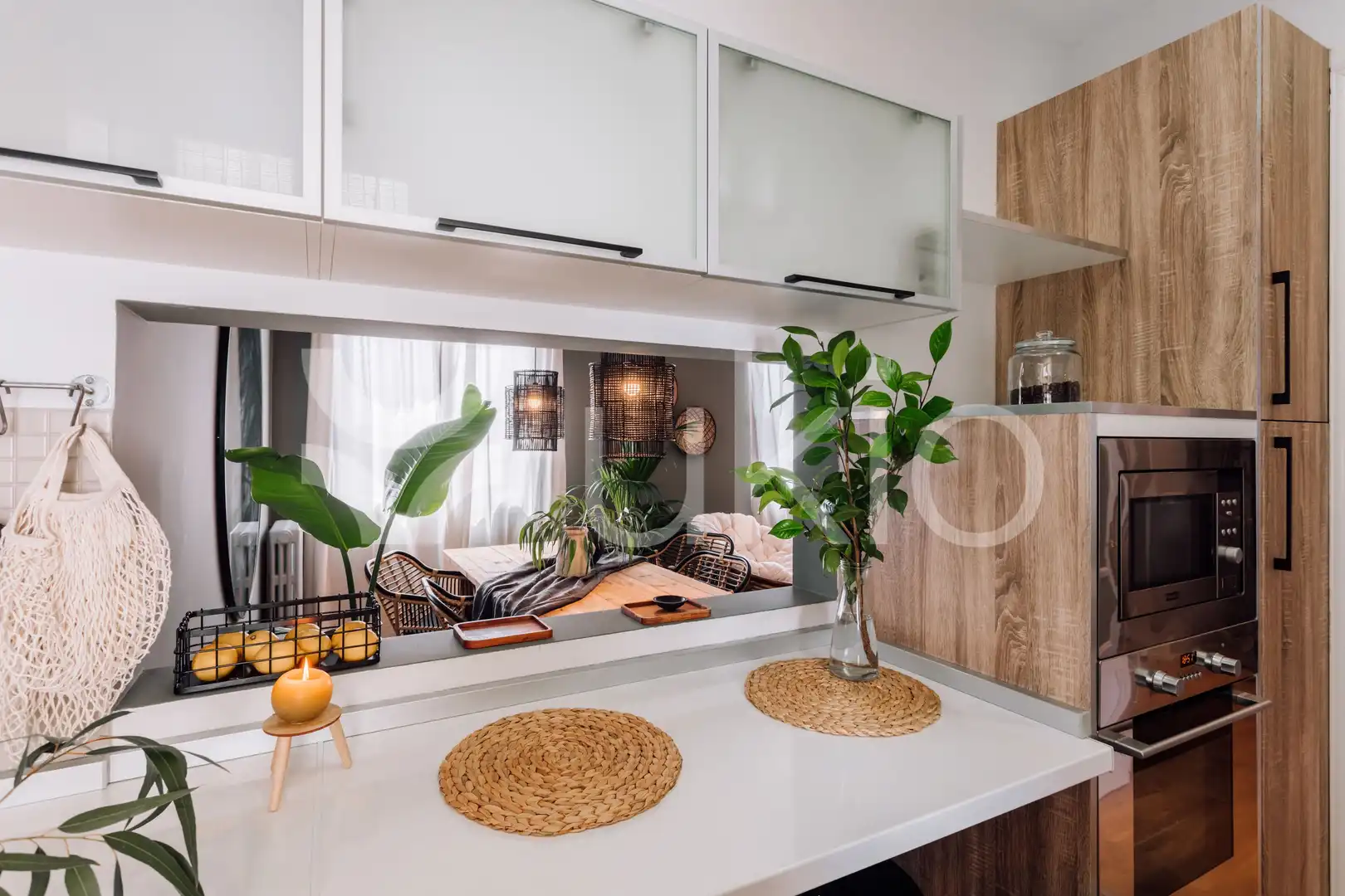 Kitchen of Apartments for rent in Madrid  with Air Conditioner, Heating and Furnished