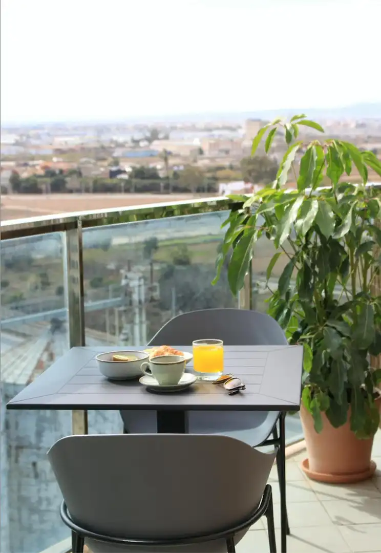 Terrasse von Wohnung zur Miete in Valencia mit Klimaanlage, Heizung und Möbliert