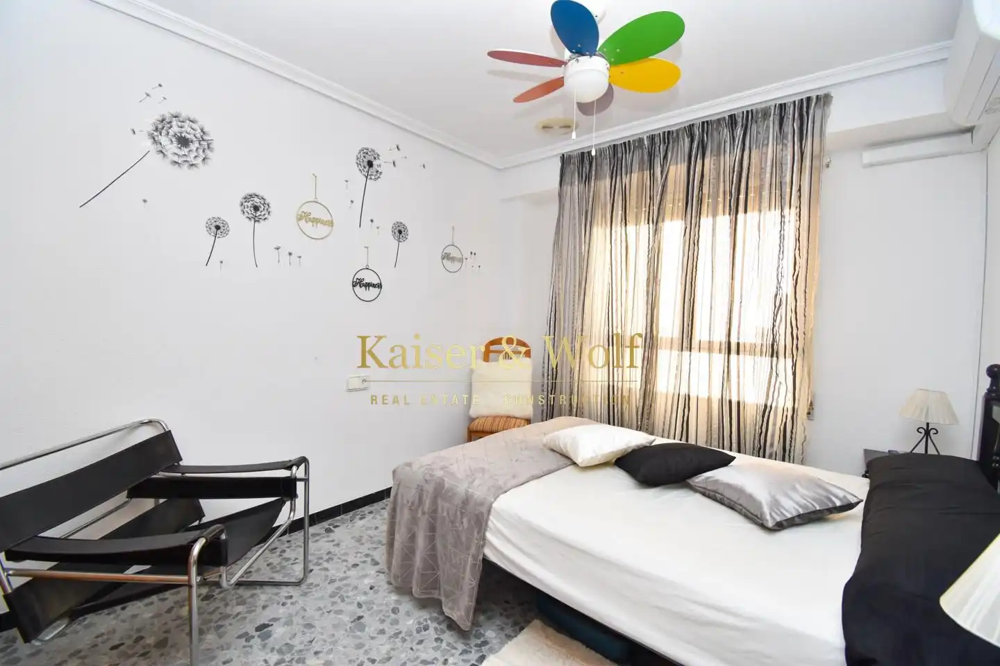 Bedroom of Flat for sale in Santa Pola  with Air Conditioner and Terrace