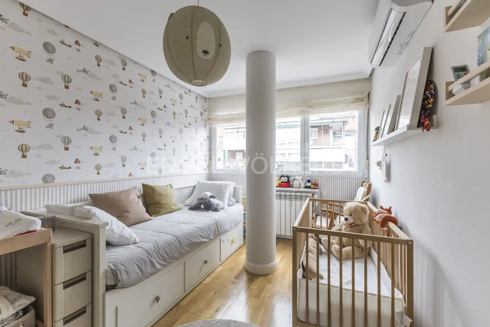 Habitación de Piso de alquiler en Madrid con Aire acondicionado, Calefacción y Parquet