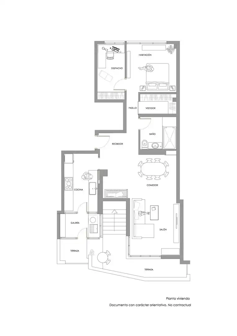 Penthouse with terrace for sale in Avenida GENERAL MARVA 26, imagen 32