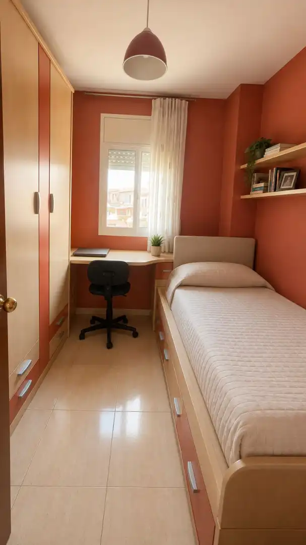 Habitación de Casa adosada en venta en Santa Perpètua de Mogoda con Aire acondicionado, Calefacción y Jardín privado