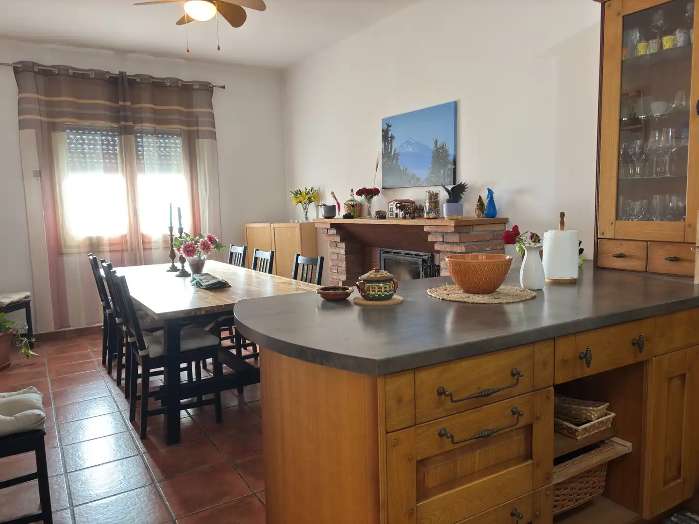 Menjador de Casa o xalet en venda en Benissanet amb Aire condicionat, Jardí privat i Terrassa