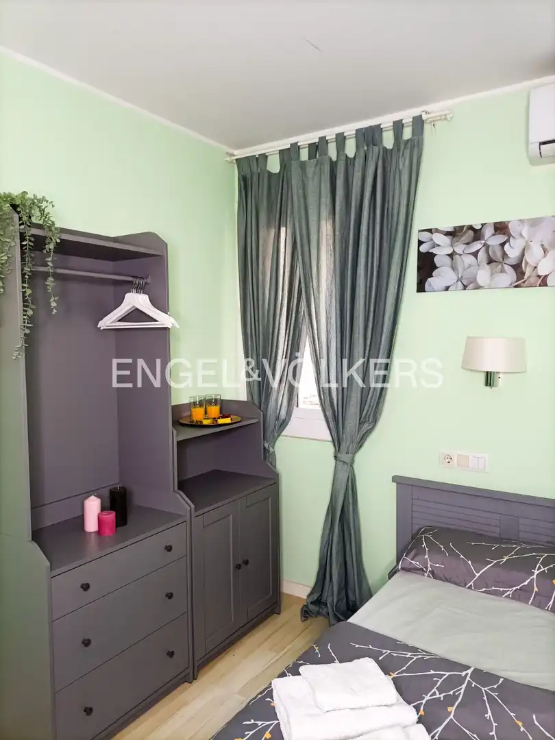 Habitación de Piso de alquiler en Barcelona con Aire acondicionado, Calefacción y Balcón