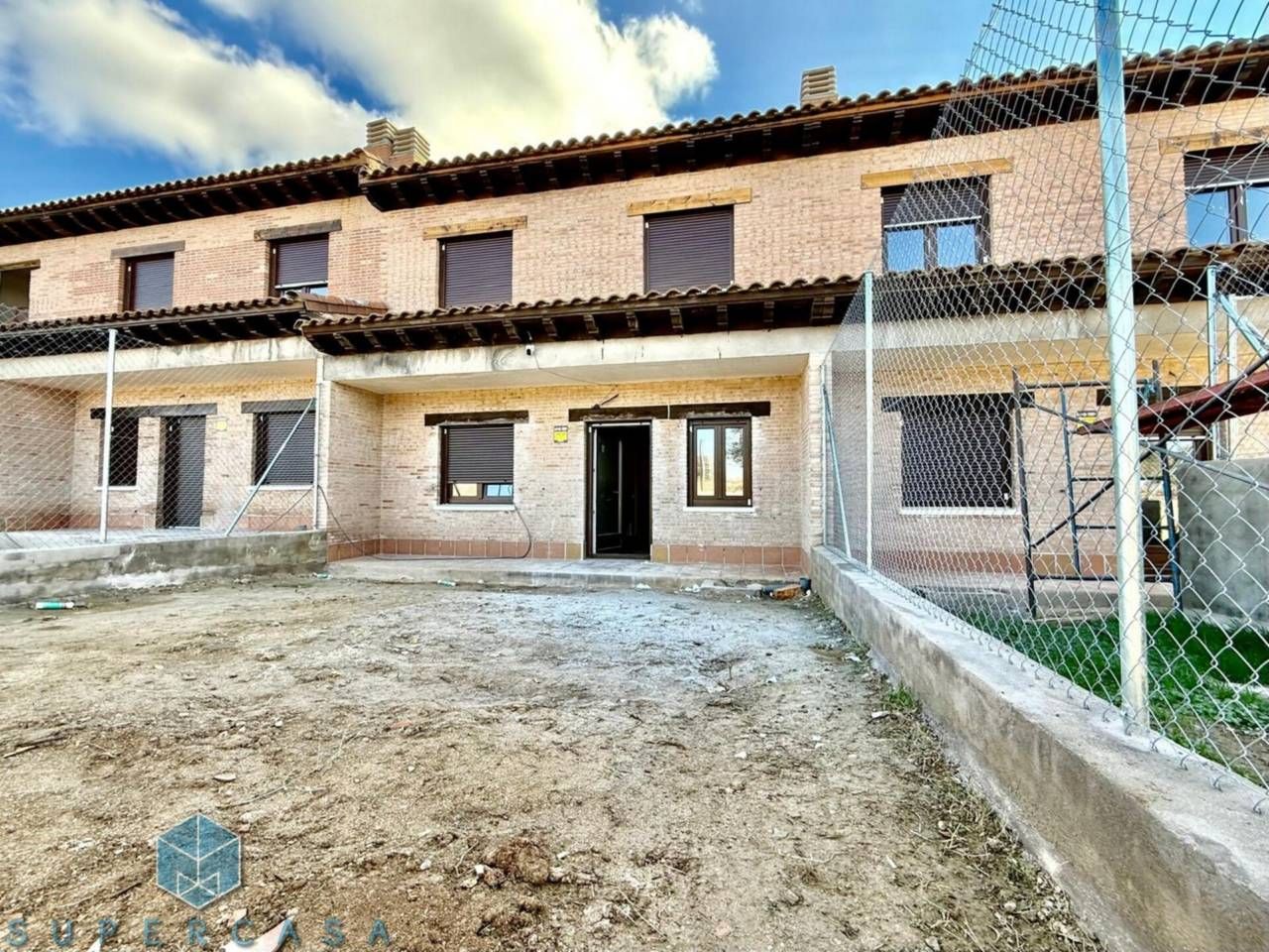 Exterior view of Single-family semi-detached for sale in Polán  with Heating, Private garden and Terrace