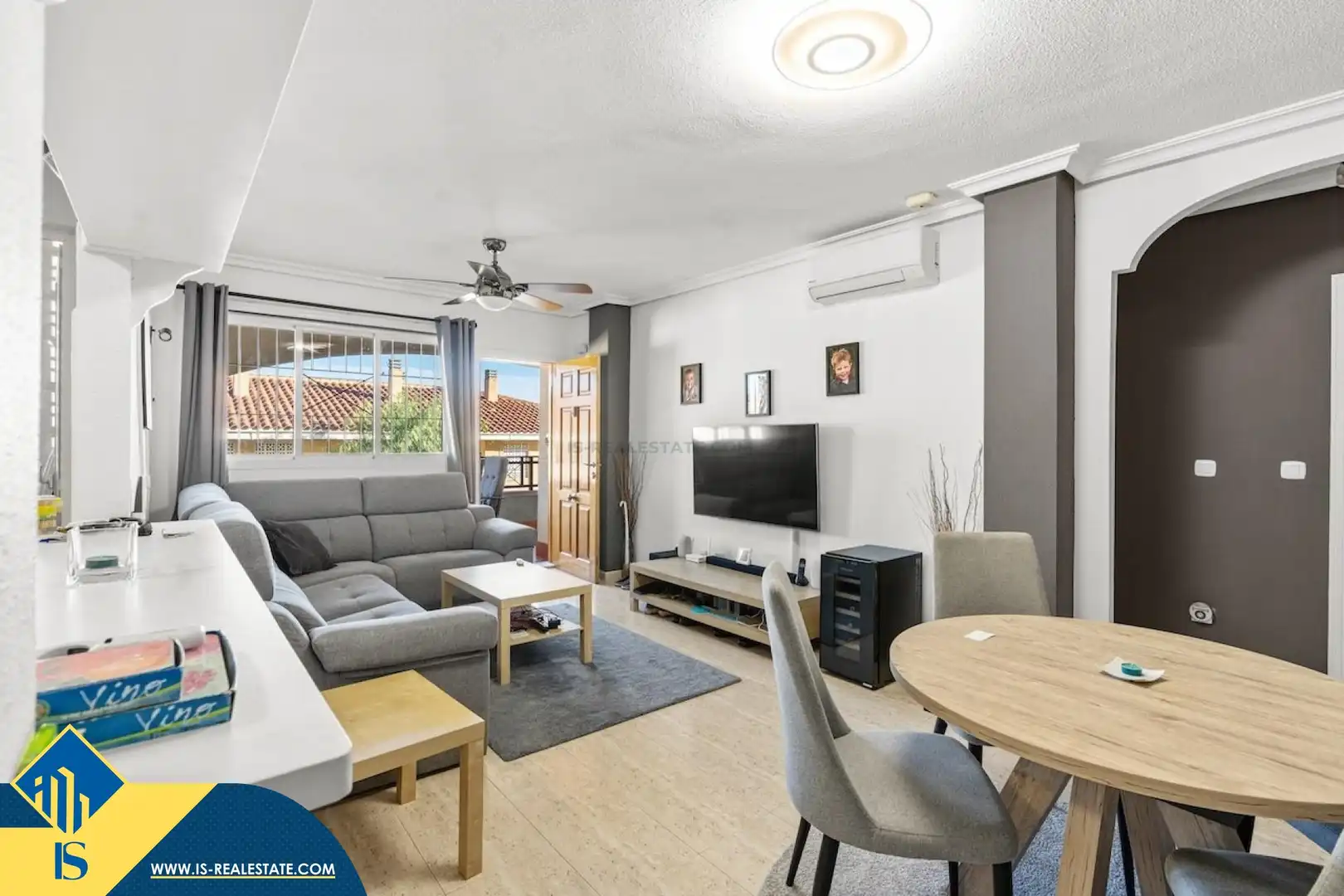 Living room of Flat for sale in Santa Pola  with Terrace, Furnished and Community pool