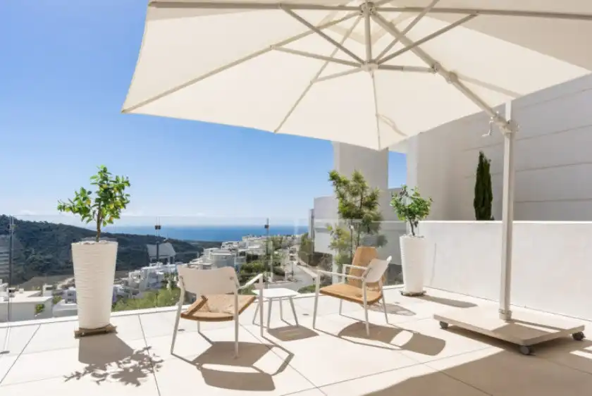 Terraza de Apartamento en venta en Marbella con Aire acondicionado, Terraza y Piscina