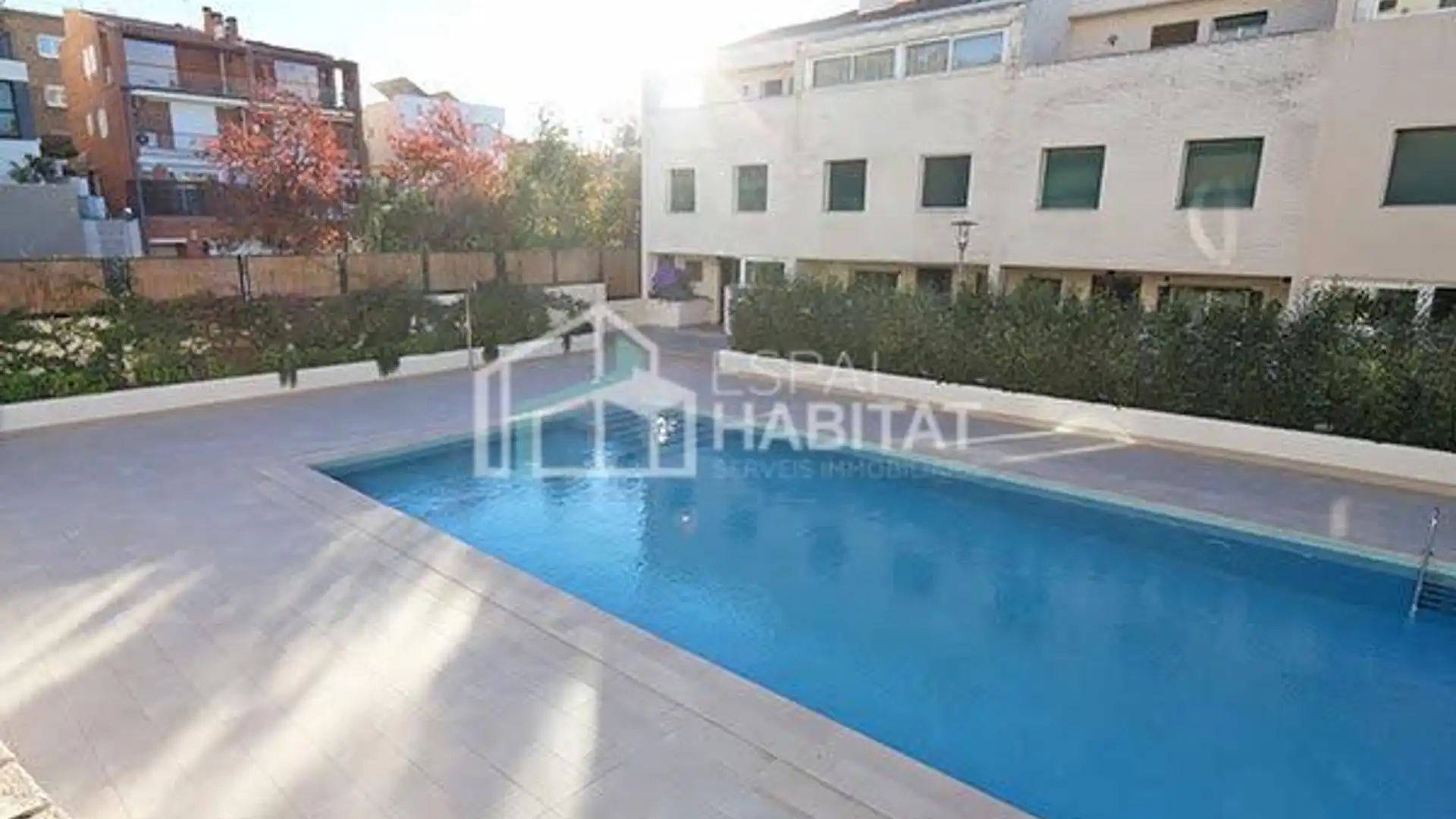Swimming pool of Single-family semi-detached for sale in Sant Just Desvern  with Air Conditioner, Heating and Private garden