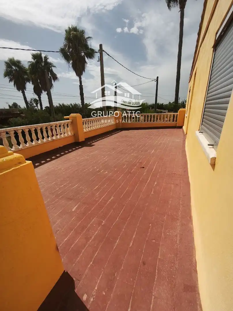 Terraza de Casa o chalet en venta en Burriana / Borriana con Aire acondicionado, Calefacción y Jardín privado