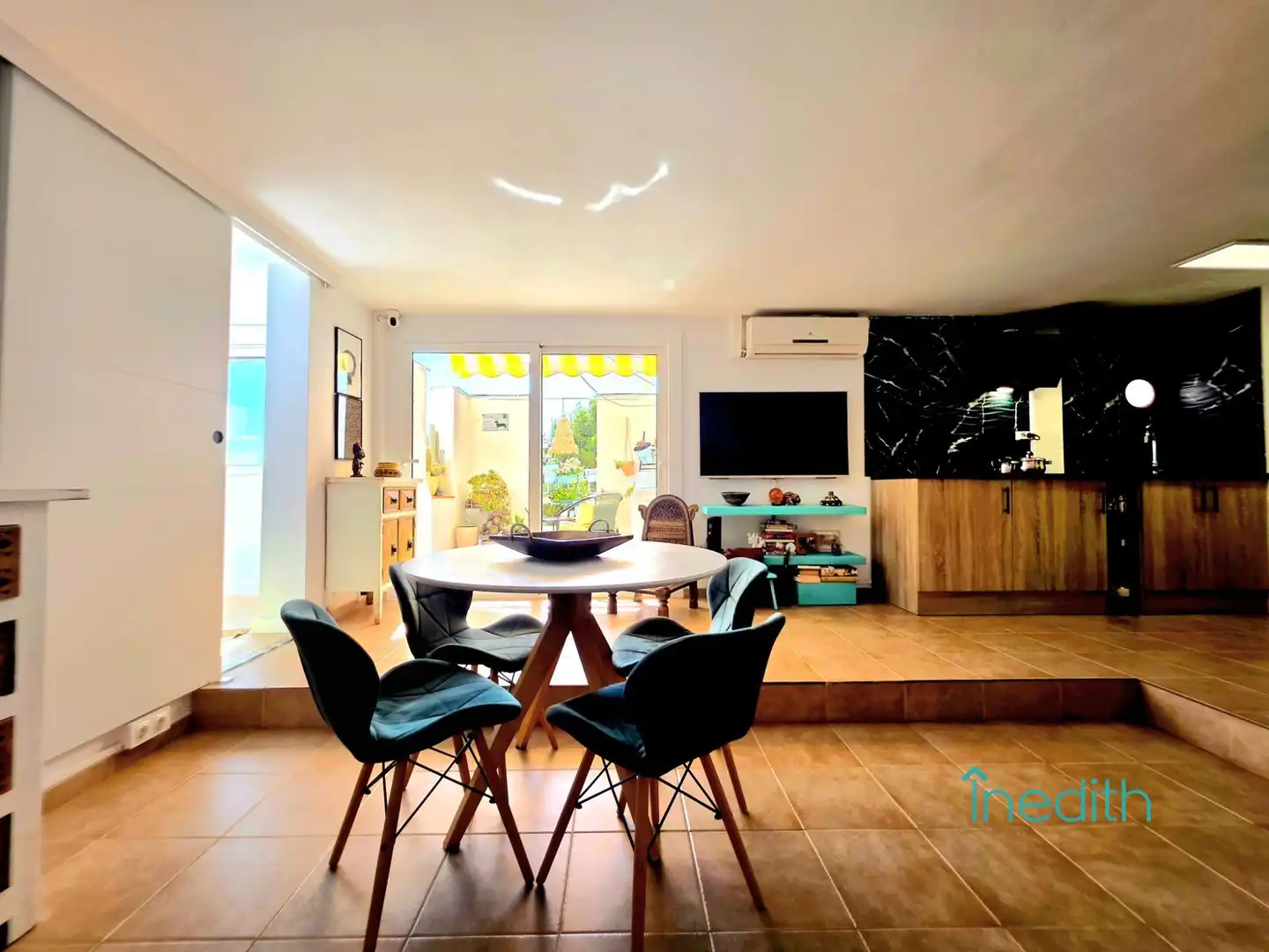Esszimmer von Wohnung zum Verkauf in Sant Pere de Ribes mit Klimaanlage, Heizung und Terrasse