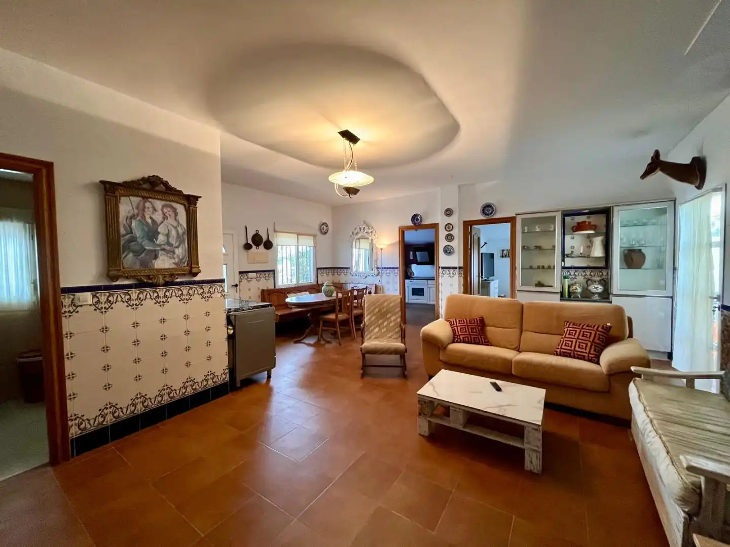Sala de estar de Casa o chalet en venta en Torrecillas de la Tiesa, Cáceres