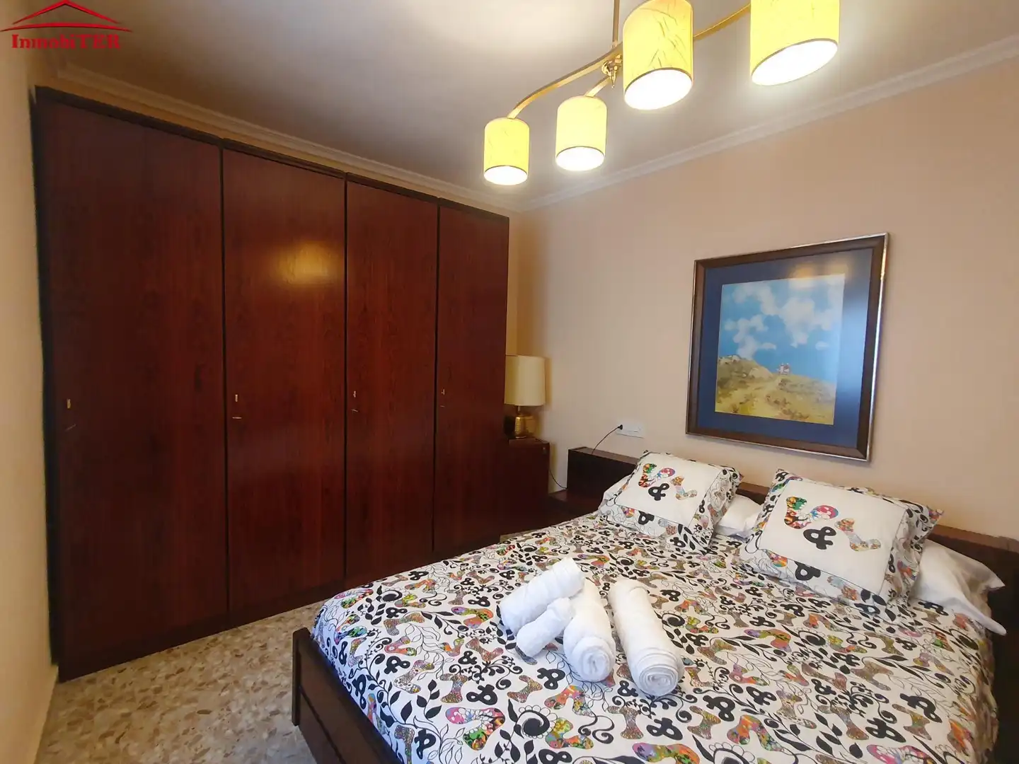 Bedroom of Flat for rent in Teruel  with Heating and Balcony