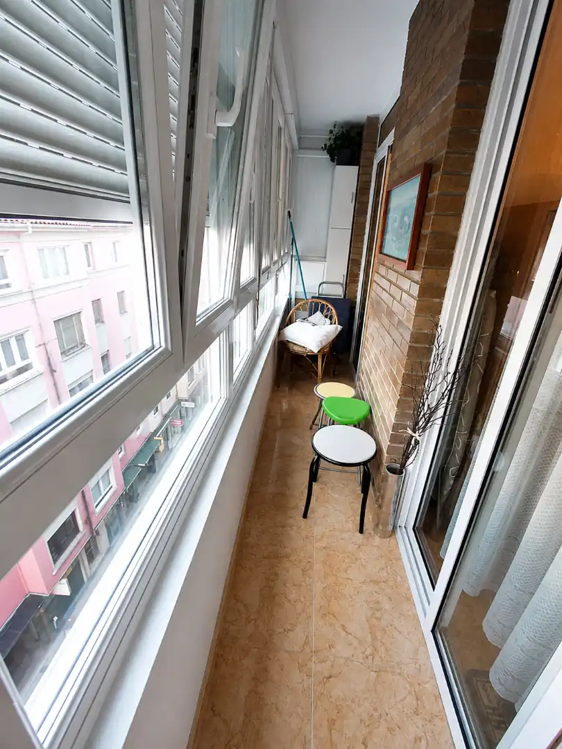 Terrasse von Wohnung zur Miete in Santander mit Heizung, Abstellraum und Möbliert