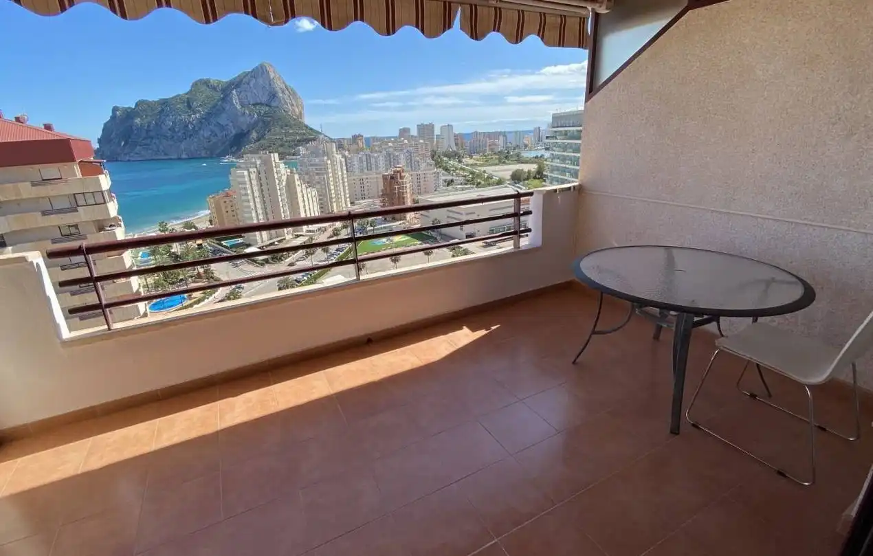 Bedroom of Apartments for sale in Calpe / Calp  with Air Conditioner, Heating and Terrace