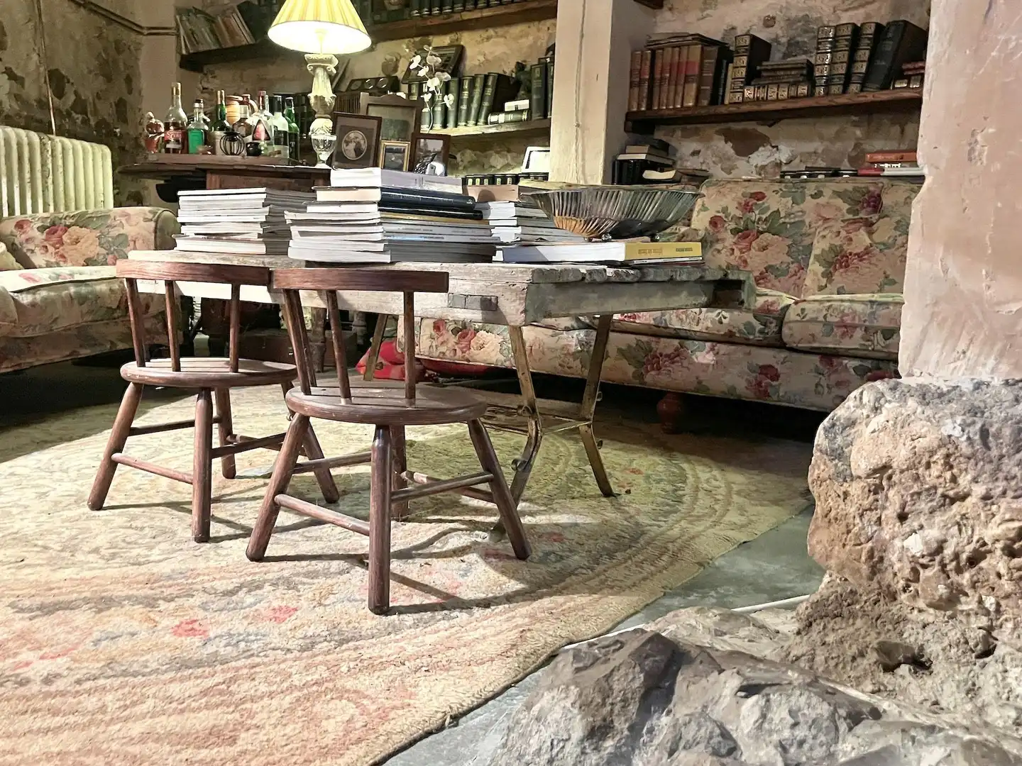 Menjador de Finca rústica en venda en Bea amb Calefacció, Terrassa i Moblat