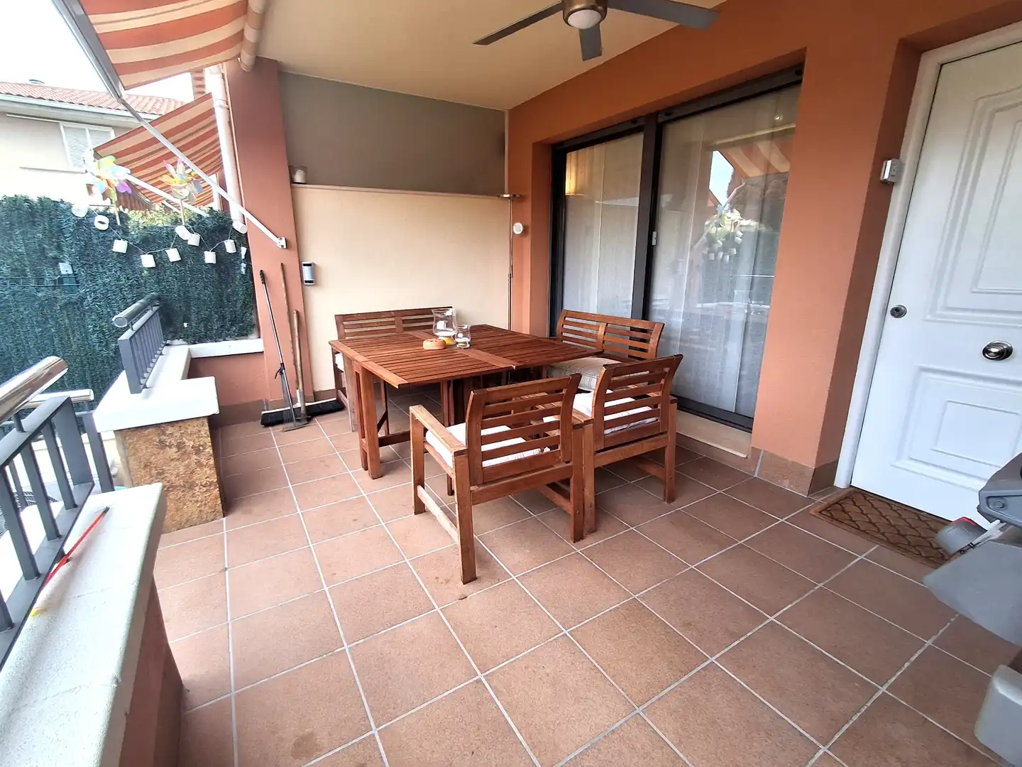 Terrassa de Casa adosada en venda en Mont-roig del Camp amb Aire condicionat, Jardí privat i Terrassa