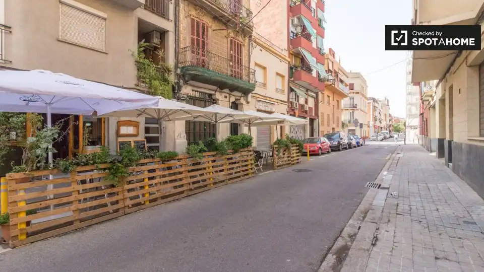 Vista exterior de Piso para compartir en Barcelona con Aire acondicionado, Calefacción y Amueblado