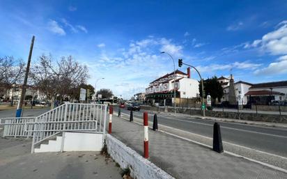 Exterior view of Single-family semi-detached for sale in Sanlúcar la Mayor  with Storage room