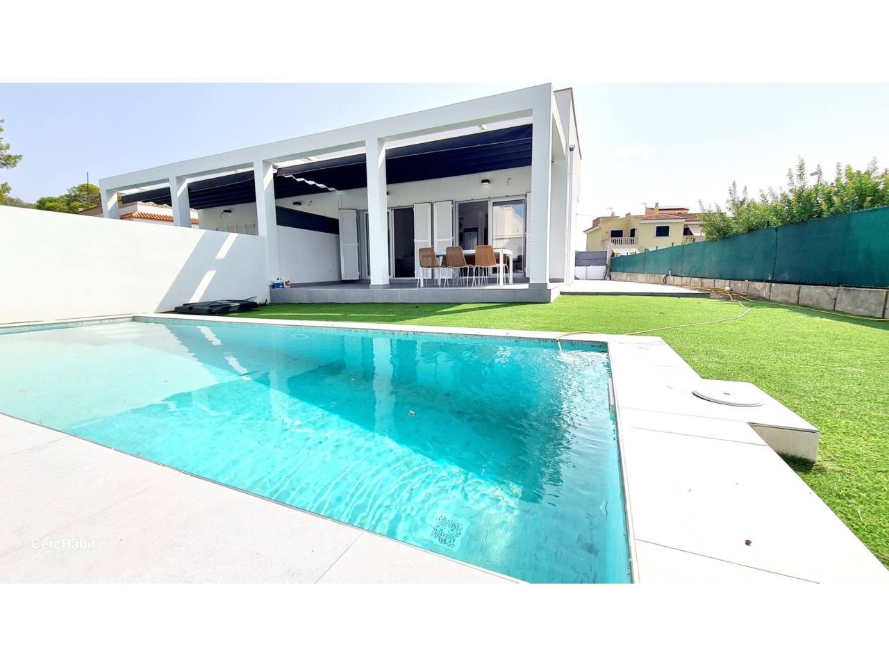 Swimming pool of Single-family semi-detached for sale in Llucmajor  with Air Conditioner, Heating and Private garden