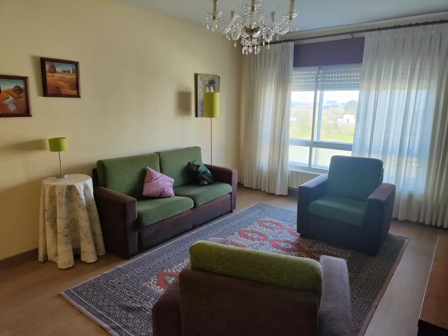 Living room of Apartments for rent in Lugo  with Heating and Furnished
