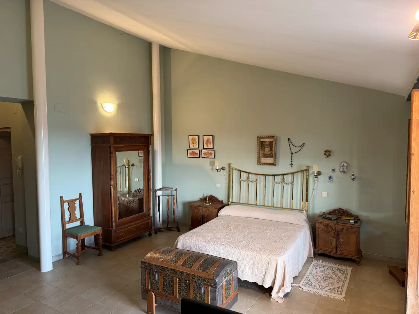Dormitori de Casa o xalet en venda en Calatorao amb Calefacció, Jardí privat i Terrassa