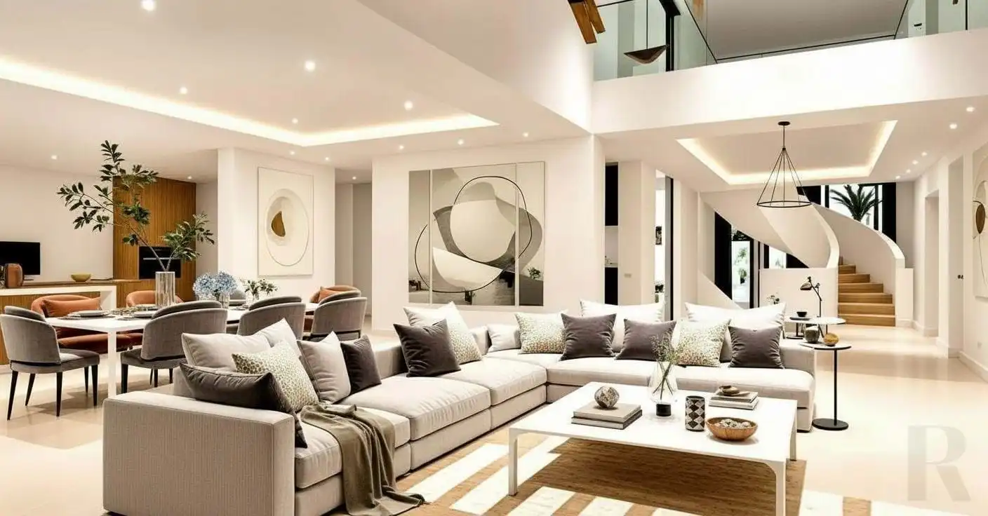Sala d'estar de Residencial en venda en Marbella