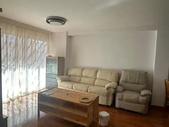 Living room of Flat for share in Madrid  with Furnished