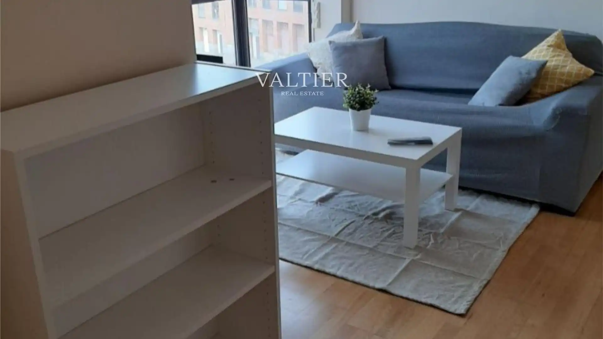 Sala de estar de Piso de alquiler en  Madrid Capital con Aire acondicionado y Terraza