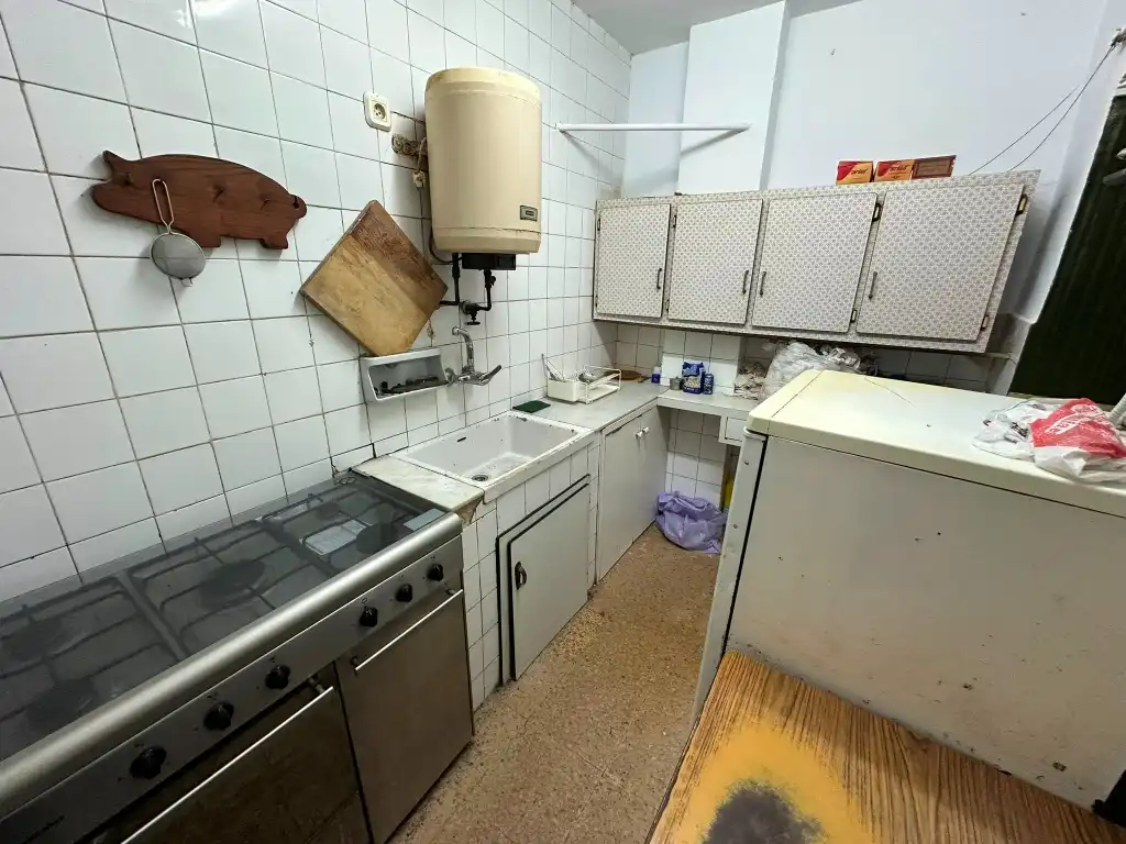 Cocina de Piso en venta en Gijón  con Parquet, Amueblado y Lavadora