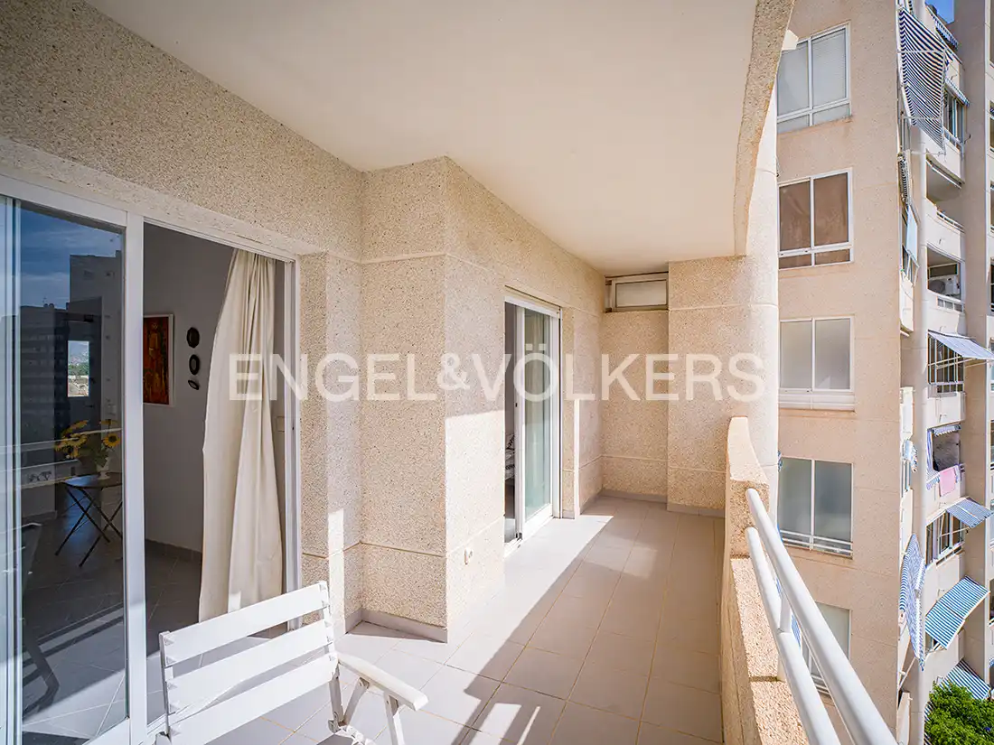 Balcony of Flat for sale in Playa Muchavista