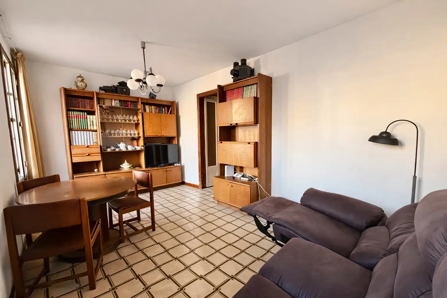 Sala de estar de Piso en venta en Barcelona con Balcón