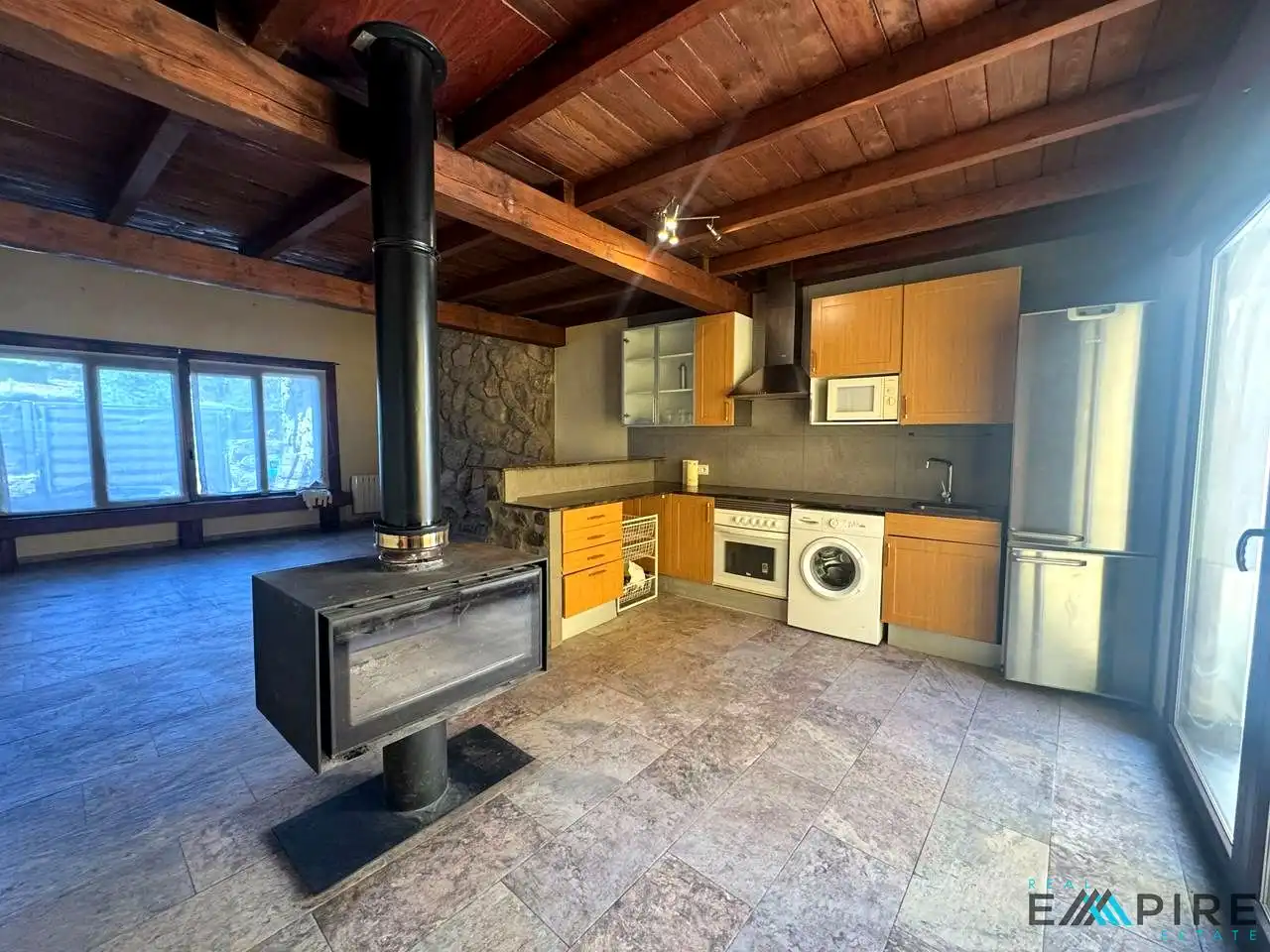 Cocina de Casa o chalet de alquiler en Ortigosa del Monte con Calefacción