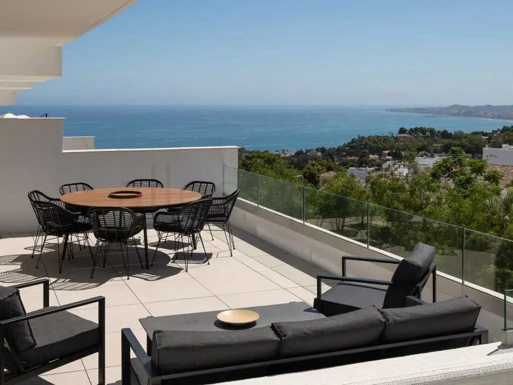 Terraza de Casa o chalet en venta en Benalmádena