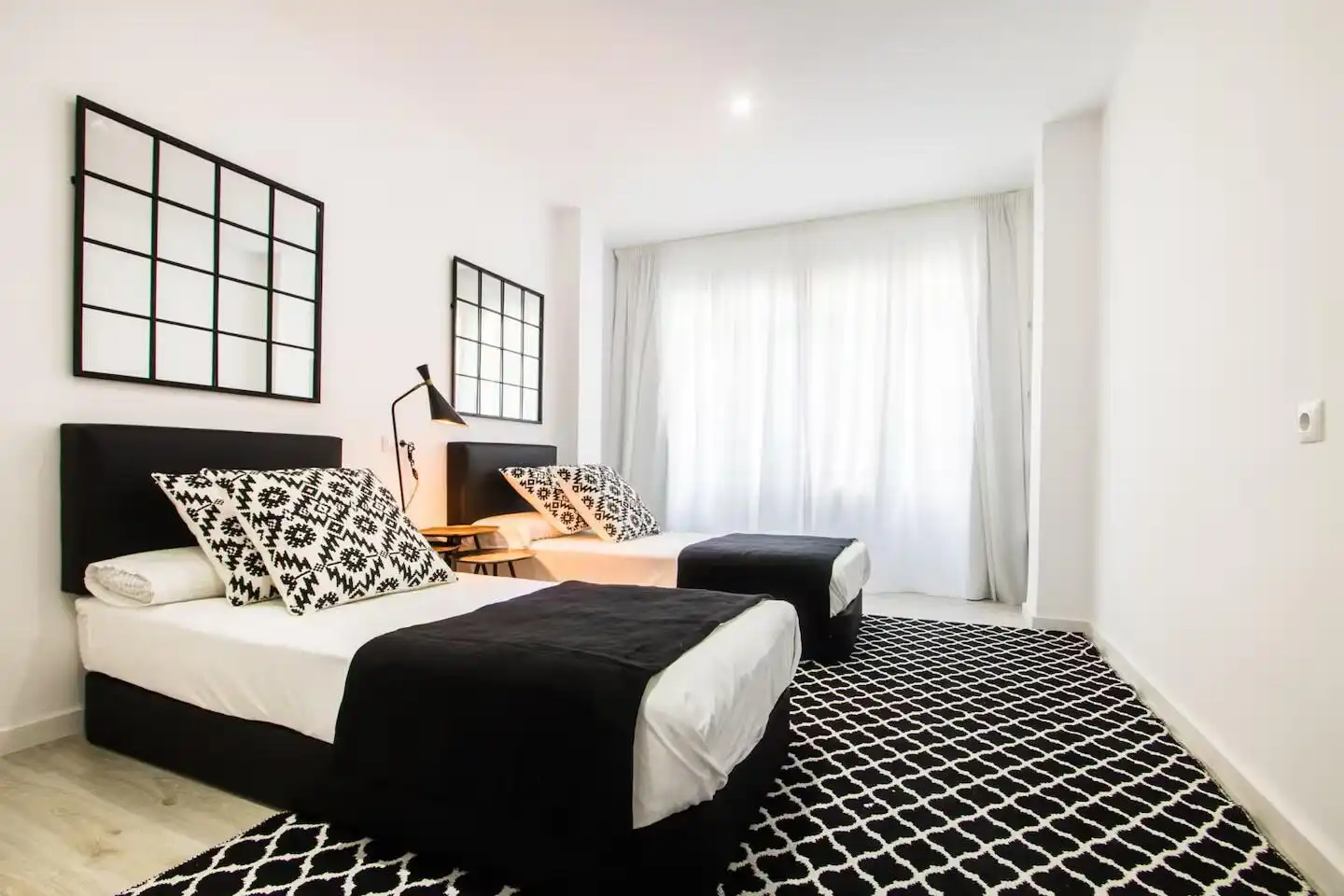 Schlafzimmer von Wohnung zur Miete in Viladecans mit Klimaanlage, Terrasse und Möbliert