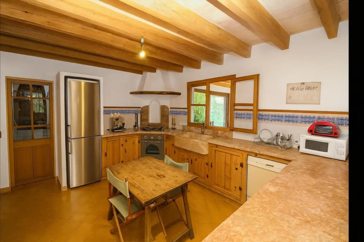 Cuina de Casa o xalet en venda en Pollença amb Aire condicionat, Terrassa i Traster