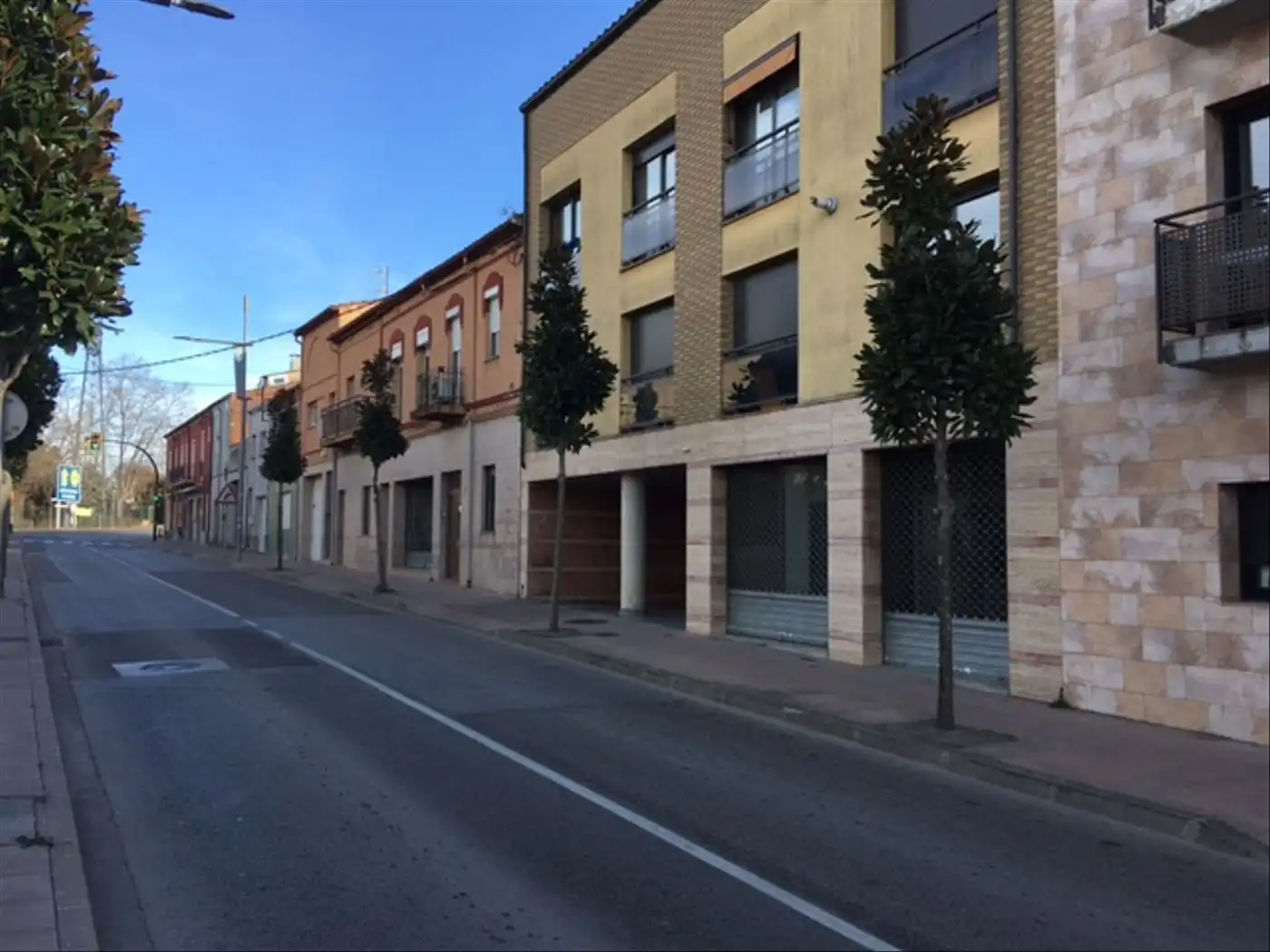 Vista exterior de Local en venta en Sils