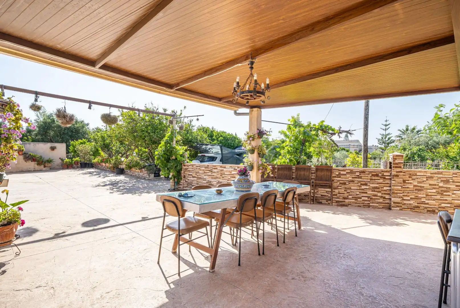 Terraza de Finca rústica en venta en  Palma de Mallorca con Aire acondicionado, Calefacción y Jardín privado