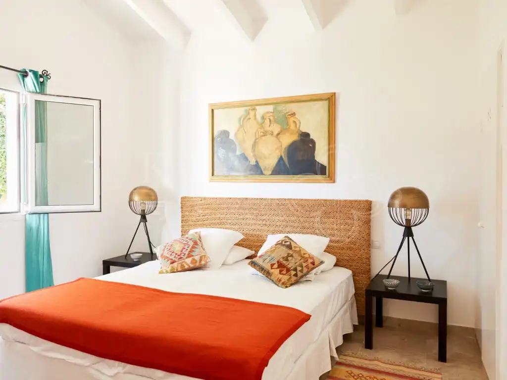 Bedroom of Houses for sale in Es Castell  with Air Conditioner, Heating and Private garden