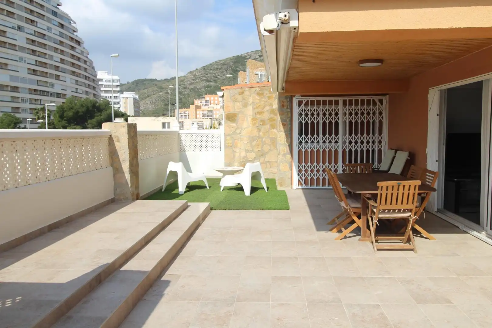 Terraza de Apartamento en venta en Cullera con Calefacción, Jardín privado y Terraza