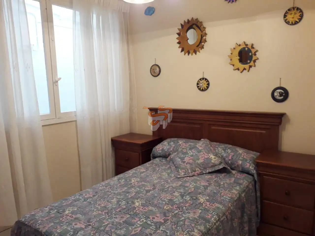 Schlafzimmer von Wohnung zur Miete in Ferrol mit Terrasse und Möbliert