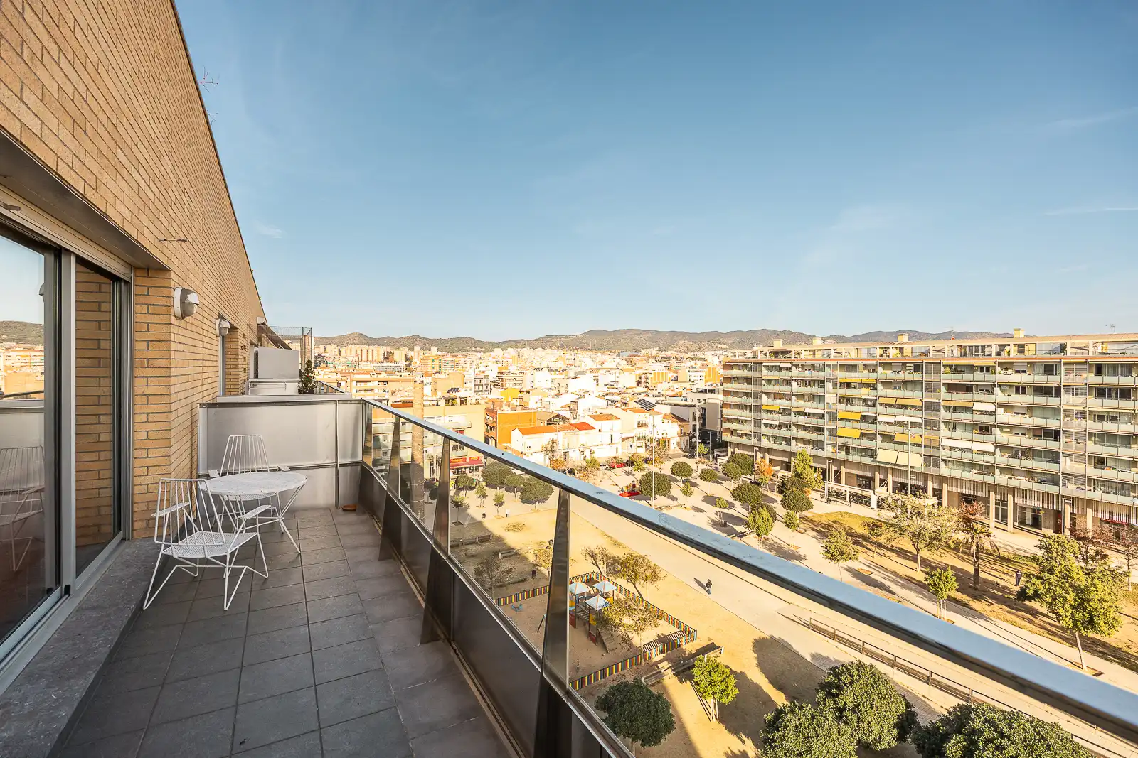 Terrassa de Àtic de lloguer en Badalona amb Aire condicionat, Calefacció i Parquet