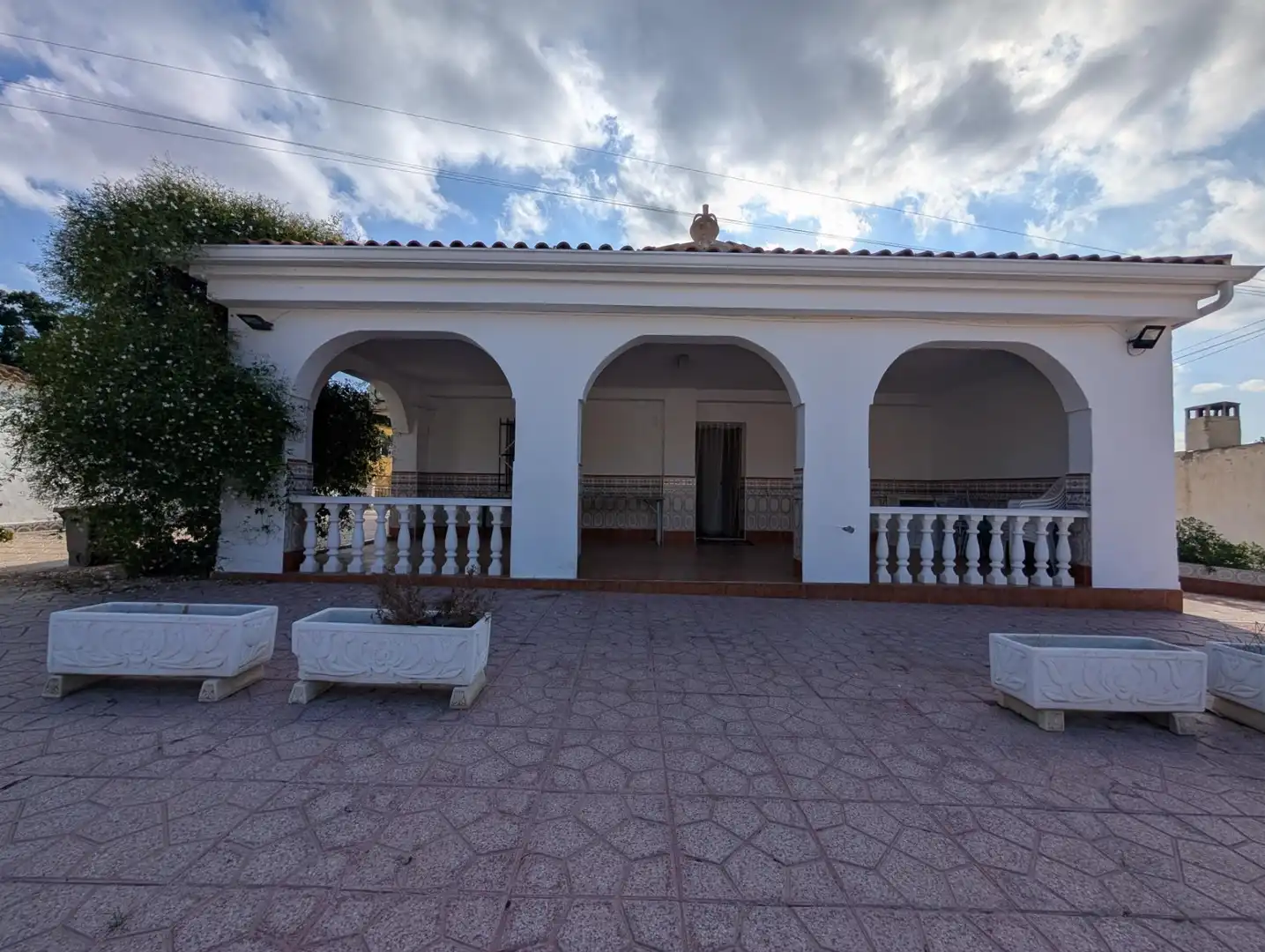 Vista exterior de Casa o xalet en venda en Aspe amb Aire condicionat i Piscina