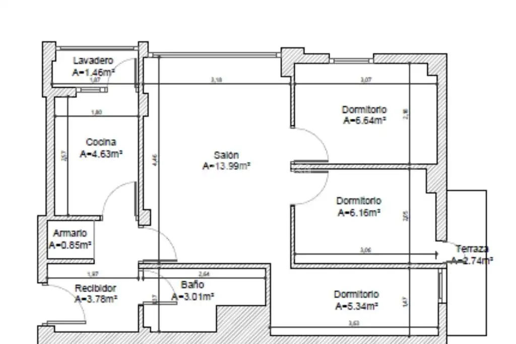 Appartement avec ascenseur à vendre à Ciudad Lineal, imagen 23