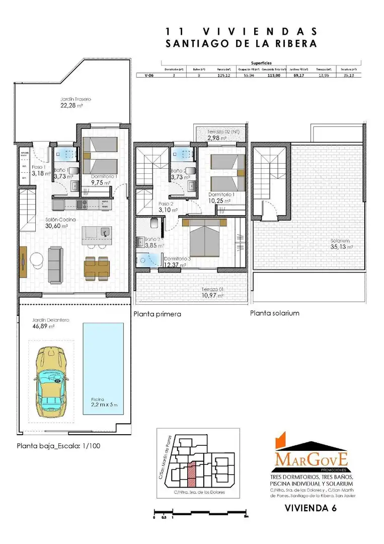 Casa con piscina in vendita a Santiago de la Ribera, imagen 19