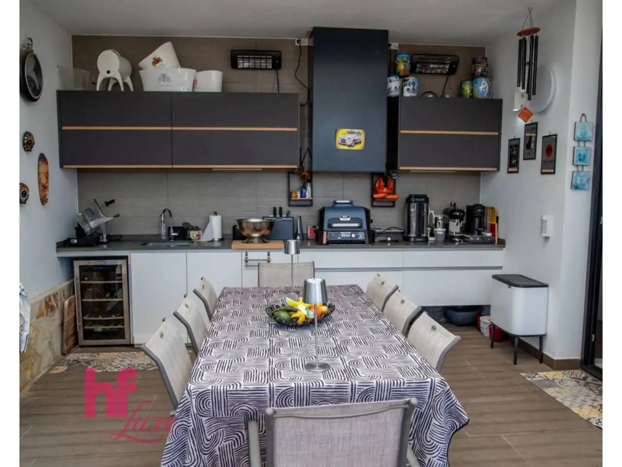 Cuina de Casa o xalet en venda en Moraira amb Aire condicionat, Calefacció i Jardí privat