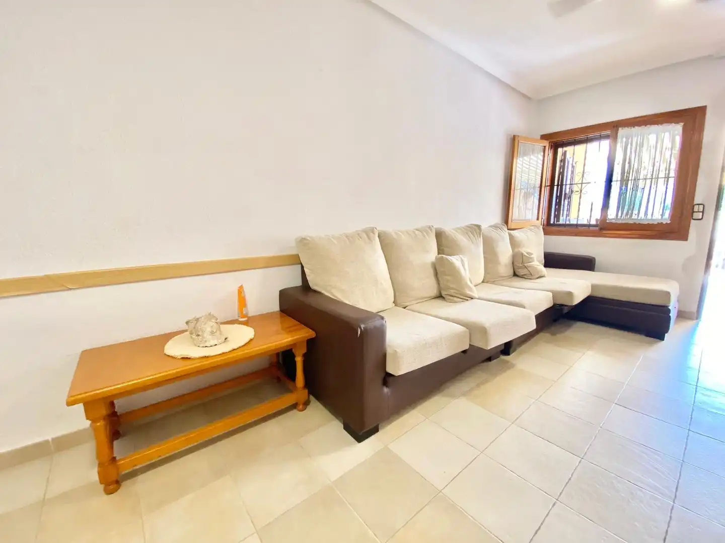 Sala de estar de Casa o chalet de alquiler en Pilar de la Horadada con Aire acondicionado, Calefacción y Amueblado