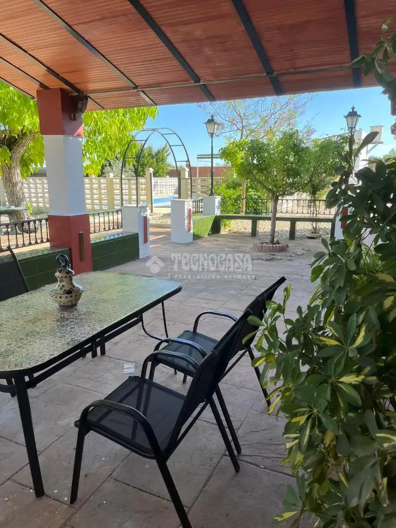 Terrace of Country homes for sale in Puente Genil  with Air Conditioner, Heating and Furnished